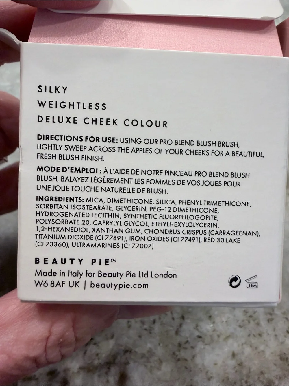 SuperCheek Powder Blush & Shine Up Lip Colour Balm - Rose/Pink Set